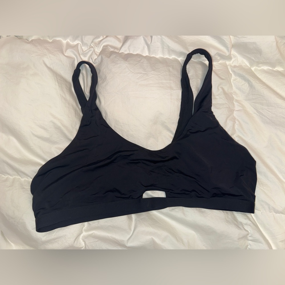 Aqua Black Bralette